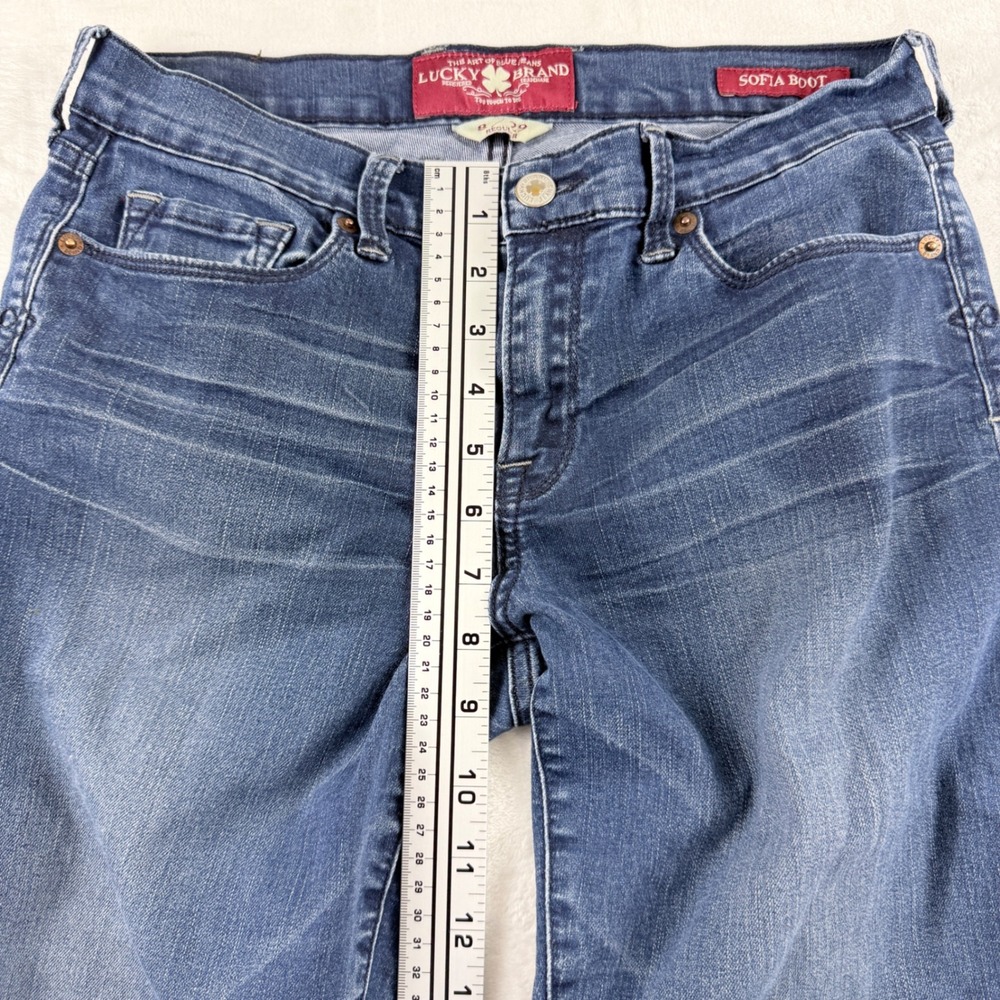 Lucky Brand Sofia Boot Jeans Medium Wash Blue Denim 8/29 Regular‎ - Picture 7 of 11